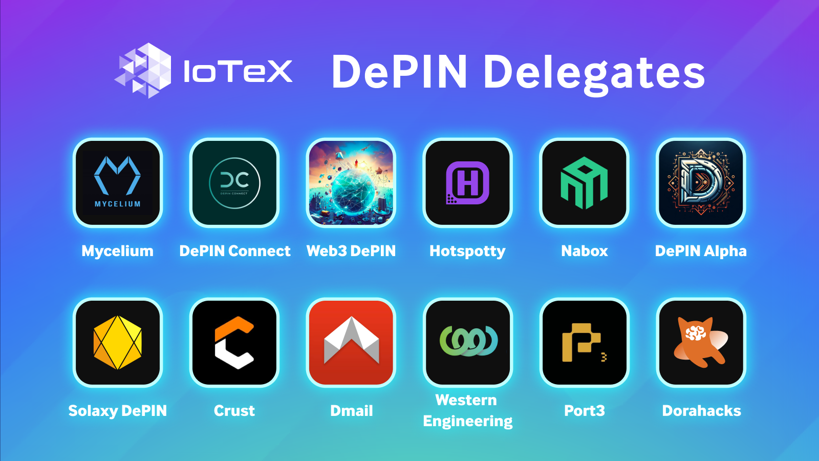 Co-Creating DePIN – Meet Our Newest DePIN Delegates for the IoTeX Network