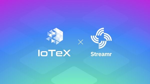 Streamr and IoTeX Partner for Supercharged DePIN Data
